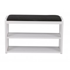 RO Met Shoe Rack Bench White